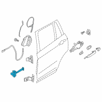 OEM BMW X4 Rear Door Brake Diagram - 51-22-7-205-613