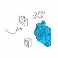 OEM 2018 Hyundai Sonata Instrument Panel Junction Box Assembly Diagram - 91955-E6110