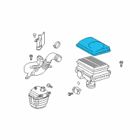 OEM Toyota Cover Diagram - 17705-21120