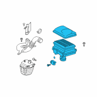 OEM 2009 Toyota Prius Air Cleaner Assembly Diagram - 17700-21150