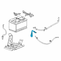 OEM 2017 Cadillac ATS Negative Cable Diagram - 23423417