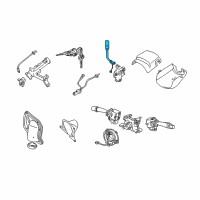 OEM 2001 Toyota Tundra Shift Lever Diagram - 33055-0C020