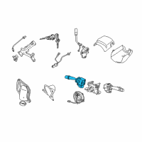 OEM Toyota Camry Wiper Switch Diagram - 84652-0C020