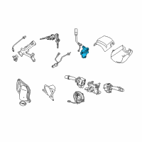 OEM 2005 Toyota Tundra Gear Shift Assembly Diagram - 33501-0C021