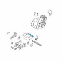 OEM 2009 Hyundai Veracruz Pad Assembly-Front Seat Cushion Passenge Diagram - 88150-3J051