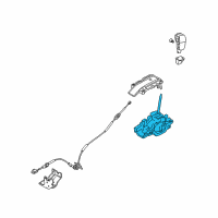 OEM Lincoln MKS Shifter Diagram - 8A5Z-7210-CA