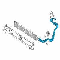 OEM 2018 Ram ProMaster 3500 Tube-Oil Cooler Pressure And Ret Diagram - 52014862AD