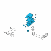 OEM 2011 Chevrolet Malibu Air Cleaner Body Diagram - 15908466