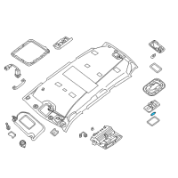 OEM 2014 Nissan Pathfinder Bulb Diagram - 26282-EL00A
