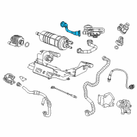 OEM 2013 Chevrolet Volt Canister Hose Diagram - 22788016