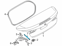 OEM 2022 BMW M4 GAS PRESSURIZED SPRING F TRU Diagram - 51-24-7-497-537