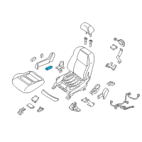 OEM Nissan Maxima Switch LUMBAR Diagram - 87015-9DE2A