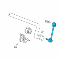 OEM 2019 Cadillac XT5 Stabilizer Link Diagram - 84966811