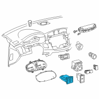 OEM 2005 Toyota Avalon Trunk Lid Switch Diagram - 84840-51010-A0