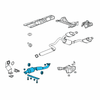 OEM Buick Verano Converter & Pipe Diagram - 22931733