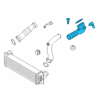 OEM BMW X5 Charge-Air Duct Diagram - 13-71-7-588-268