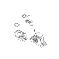 OEM 2006 Jeep Wrangler Latch-ARMREST Lid Diagram - 55315041AD