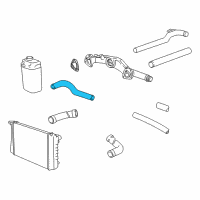 OEM BMW 850Ci Water Hose Assy Diagram - 11-53-1-741-417