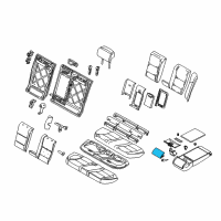 OEM 2006 BMW 530xi Cover, Drink Holder Diagram - 52-20-7-160-465