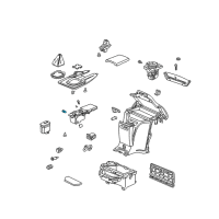 OEM 2008 Honda S2000 Latch Diagram - 77236-S2A-A51