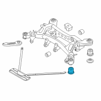 OEM 2014 BMW 320i Rubber Mounting Front Diagram - 33-31-6-792-509