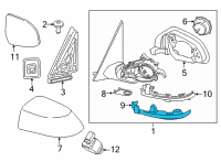OEM 2019 BMW X5 Lower Housing Section, Right Diagram - 51-16-7-468-256