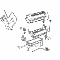 OEM 2001 Ford F-250 Super Duty Dipstick Diagram - 1C3Z-6750-AA