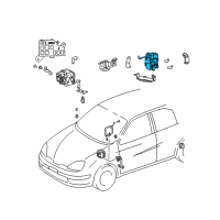 OEM 2002 Toyota Prius Power Booster Diagram - 47071-47010