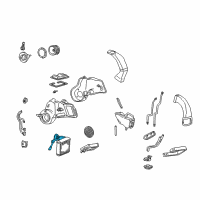 OEM Ford Heater Control Valve Diagram - YF2Z-19849-AA