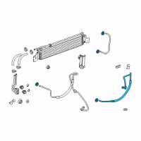 OEM 2015 Buick Verano Cooler Pipe Diagram - 22952311