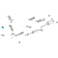 OEM 2002 Honda Insight Gasket, Exhuast Manifold Diagram - 18115-PHM-004