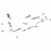 OEM 2000 Honda Insight Cover, Exhuast Manifold Diagram - 18120-PHM-A00