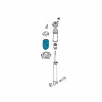 OEM 2014 Kia Optima Rear Springs Diagram - 553504R040