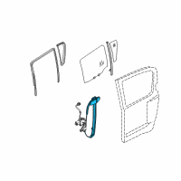 OEM 2007 Infiniti QX56 Rear Right Door Window Regulator Assembly Diagram - 82720-ZV50A