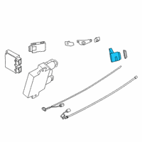 OEM 2020 BMW X5 Ultrasonic Sensor, Black Diagram - 66-20-9-471-931