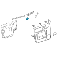 OEM 2005 Buick Terraza Window Switch Diagram - 84149990