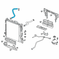 OEM 2019 GMC Acadia Lower Hose Diagram - 84372604