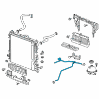 OEM 2020 Chevrolet Blazer Overflow Hose Diagram - 84591308