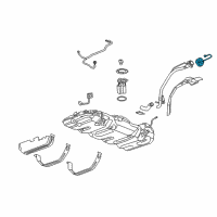 OEM 2006 Saturn Relay Fuel Cap Diagram - 25815397