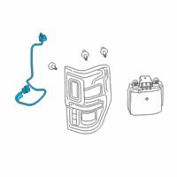 OEM 2021 Ford Ranger Socket & Wire Diagram - KB3Z-13410-D