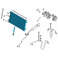 OEM Ford F-150 Condenser Diagram - HL3Z-19712-C