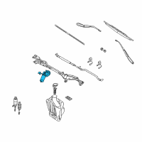 OEM BMW Z8 Windshield Wiper Motor Diagram - 67-63-8-377-417