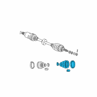 OEM 2003 Dodge Neon Boot Kit-Half Shaft Diagram - 5083090AA