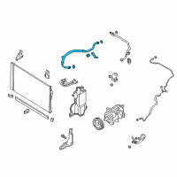 OEM 2018 Infiniti Q50 Hose-Flexible, Low Diagram - 92480-6HB0B