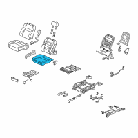 OEM 2008 Acura TSX Pad, Right Front Seat Cushion Diagram - 81137-SEC-A53