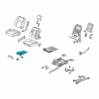 OEM 2008 Acura TSX Heater, Right Front Seat Cushion Diagram - 81134-SEC-A54