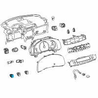 OEM Toyota Prius Plug-In Fuel Door Switch Diagram - 84841-76011