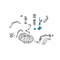OEM 1999 Acura TL Pump Set, Fuel Diagram - 17040-S84-A02