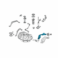 OEM 2001 Acura TL Pipe, Fuel Filler Diagram - 17660-S84-A01