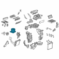 OEM 2019 Chevrolet Spark Blower Motor Diagram - 42643910